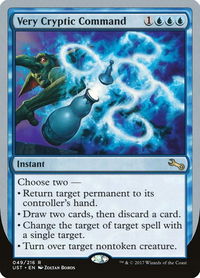 Very Cryptic Command (D) - Unstable (UST) #49d - Rare Magic: The Gathering Trading Card