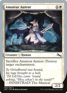 Amateur Auteur (B) - Unstable (UST) #3b - Common Magic: The Gathering Trading Card
