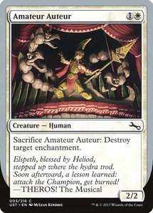 Amateur Auteur (C) - Unstable (UST) #3c - Common Magic: The Gathering Trading Card