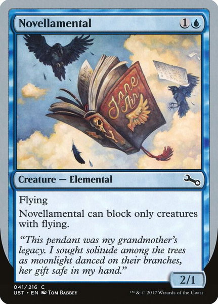 Novellamental (B) - Unstable Magic: The Gathering trading card