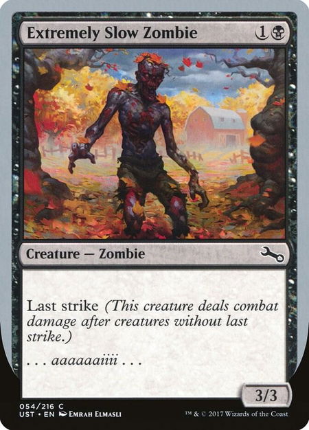 Extremely Slow Zombie (B) - Unstable Magic: The Gathering trading card