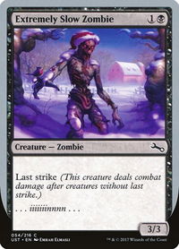 Extremely Slow Zombie (C) - Unstable (UST) #54c - Common Magic: The Gathering Trading Card
