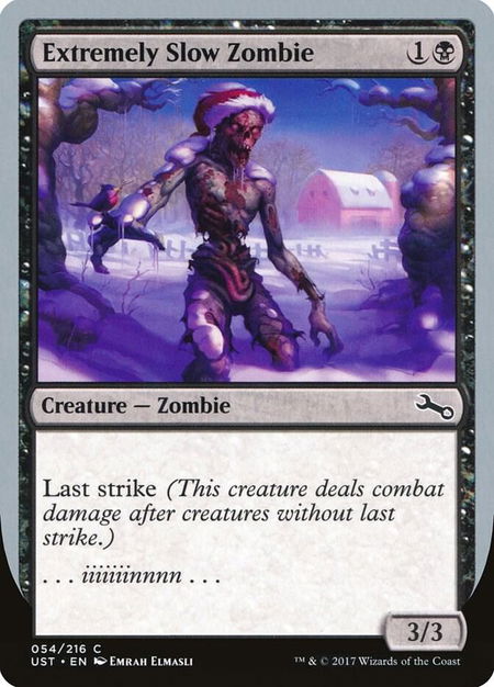 Extremely Slow Zombie (C) - Unstable Magic: The Gathering trading card