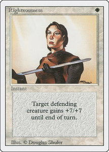 Righteousness - Revised Edition (3ED) #37 - Rare Magic: The Gathering Trading Card