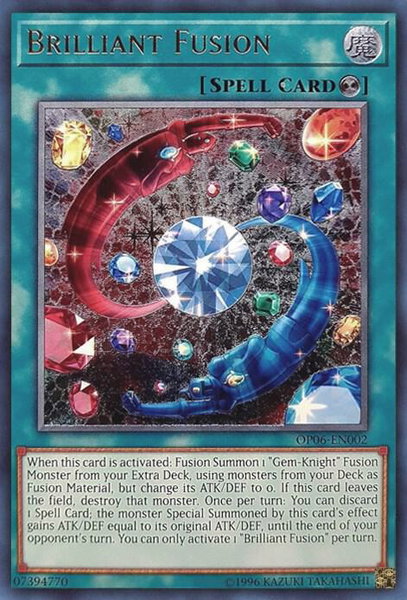 Brilliant Fusion (UTR) trading card from OTS Tournament Pack 6 Brilliant Fusion (UTR) - OTS Tournament Pack 6 YuGiOh trading card