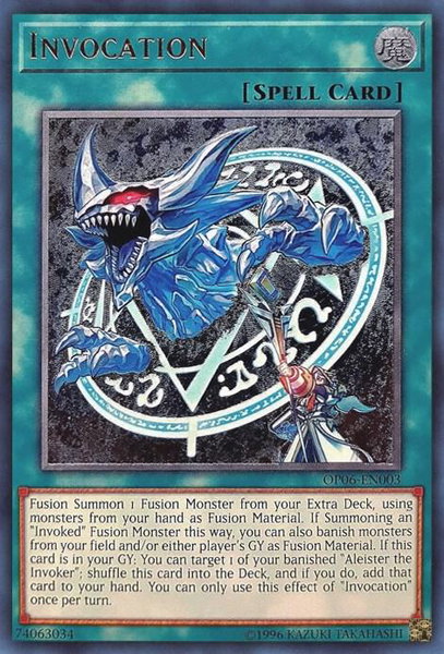 Invocation (UTR) - OTS Tournament Pack 6 YuGiOh trading card