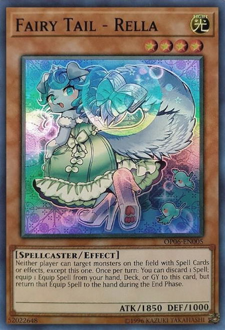 Fairy Tail - Rella trading card from OTS Tournament Pack 6 Fairy Tail - Rella - OTS Tournament Pack 6 YuGiOh trading card