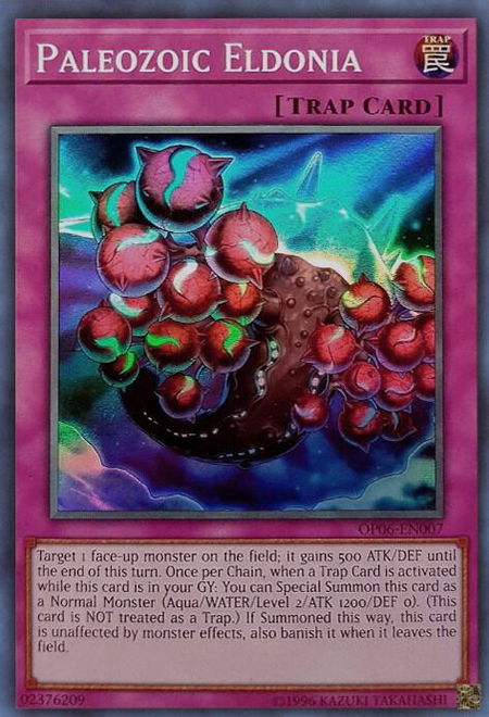 Paleozoic Eldonia trading card from OTS Tournament Pack 6 Paleozoic Eldonia - OTS Tournament Pack 6 YuGiOh trading card