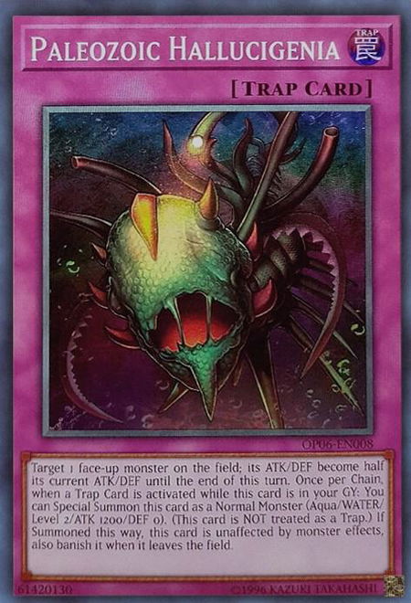 Paleozoic Hallucigenia trading card from OTS Tournament Pack 6 Paleozoic Hallucigenia - OTS Tournament Pack 6 YuGiOh trading card