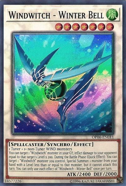 Windwitch - Winter Bell trading card from OTS Tournament Pack 6 Windwitch - Winter Bell - OTS Tournament Pack 6 YuGiOh trading card