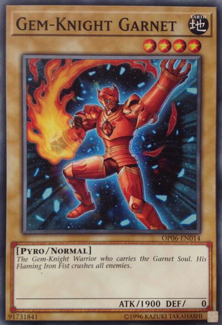 Gem-Knight Garnet - OTS Tournament Pack 6 YuGiOh trading card