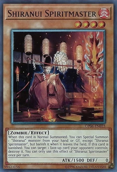 Shiranui Spiritmaster - OTS Tournament Pack 6 YuGiOh trading card