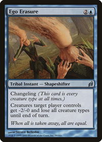 Ego Erasure - Lorwyn (LRW) #59 - Uncommon Magic: The Gathering Trading Card