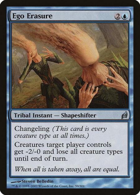 Ego Erasure - Lorwyn Magic: The Gathering trading card