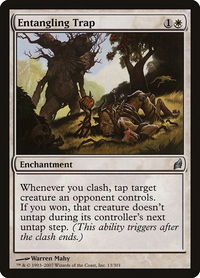 Entangling Trap - Lorwyn (LRW) #13 - Uncommon Magic: The Gathering Trading Card