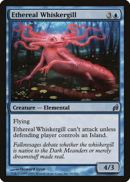 Ethereal Whiskergill - Lorwyn Magic: The Gathering trading card