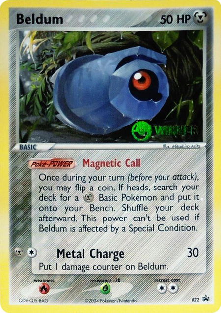 Beldum - 022 (League Promo) [Winner] - League & Championship Cards Pokémon trading card