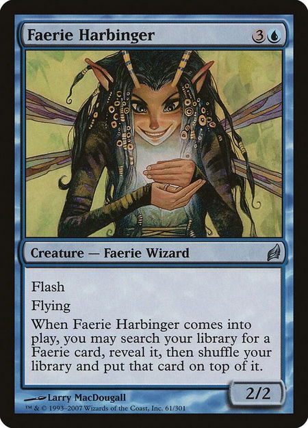 Faerie Harbinger - Lorwyn Magic: The Gathering trading card