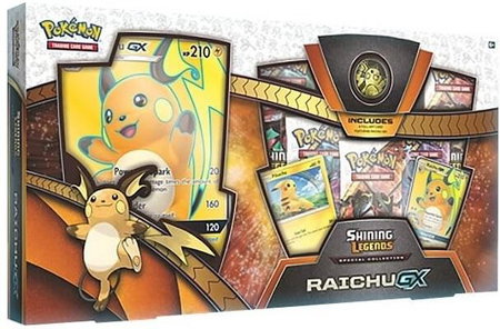 Shining Legends Special Collection: Raichu GX - Shining Legends Pokémon trading card