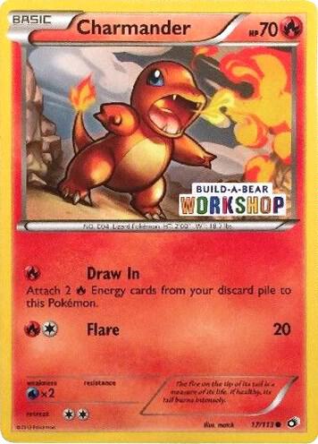 Charmander - 17/113 (Build-A-Bear Workshop Exclusive) - Miscellaneous Cards & Products Pokémon trading card