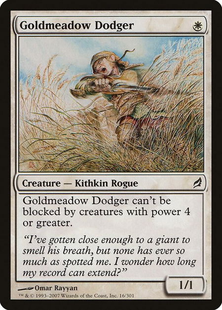 Goldmeadow Dodger - Lorwyn Magic: The Gathering trading card