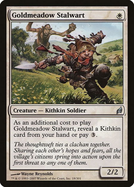 Goldmeadow Stalwart - Lorwyn Magic: The Gathering trading card