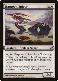 Harpoon Sniper - Lorwyn (LRW) #19 - Uncommon Magic: The Gathering Trading Card