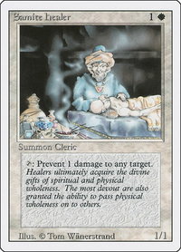 Samite Healer - Revised Edition (3ED) #38 - Common Magic: The Gathering Trading Card