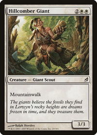 Hillcomber Giant - Lorwyn (LRW) #20 - Common Magic: The Gathering Trading Card