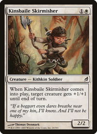 Kinsbaile Skirmisher - Lorwyn (LRW) #24 - Common Magic: The Gathering Trading Card