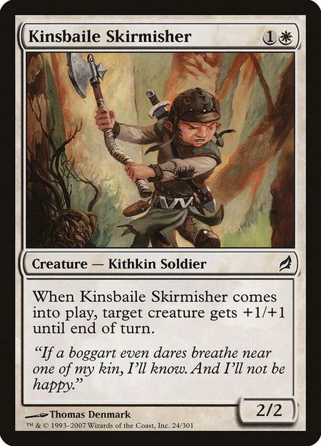 Kinsbaile Skirmisher - Lorwyn Magic: The Gathering trading card