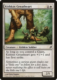 Kithkin Greatheart - Lorwyn (LRW) #25 - Common Magic: The Gathering Trading Card