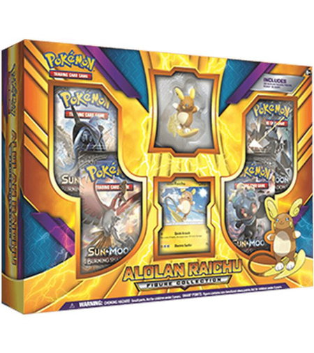 Alolan Raichu Figure Collection - SM - Burning Shadows Pokémon trading card