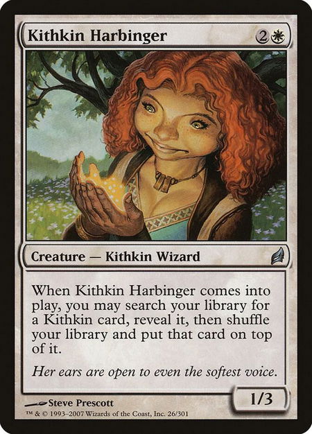 Kithkin Harbinger - Lorwyn Magic: The Gathering trading card