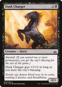 Dusk Charger - Rivals of Ixalan (RIX) #69 - Common Magic: The Gathering Trading Card