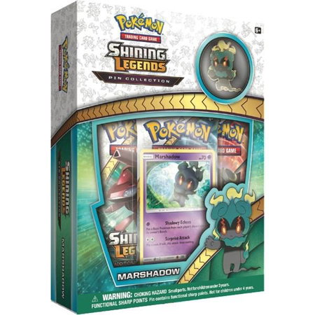 Shining Legends Pin Collection: Marshadow trading card from Shining Legends Shining Legends Pin Collection: Marshadow - Shining Legends Pokémon trading card