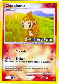 Chimchar - 76/130 [Diamond & Pearl] - Burger King Promos (BKP) #076/130 - Rare Pokémon Trading Card