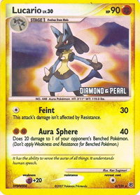 Lucario - 6/130 [Diamond & Pearl] - Burger King Promos (BKP) #006/130 - Rare Pokémon Trading Card