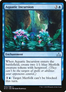 Aquatic Incursion - Rivals of Ixalan (RIX) #32 - Uncommon Magic: The Gathering Trading Card