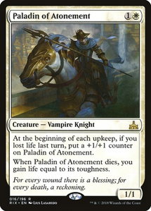 Paladin of Atonement - Rivals of Ixalan (RIX) #16 - Rare Magic: The Gathering Trading Card