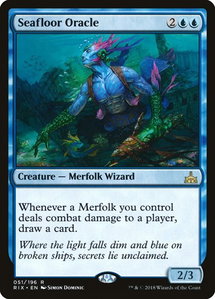 Seafloor Oracle - Rivals of Ixalan (RIX) #51 - Rare Magic: The Gathering Trading Card