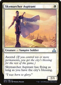 Skymarcher Aspirant - Rivals of Ixalan (RIX) #21 - Uncommon Magic: The Gathering Trading Card