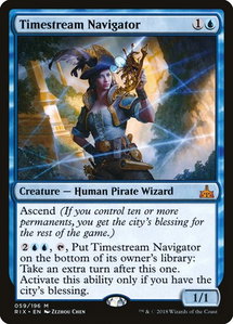 Timestream Navigator - Rivals of Ixalan (RIX) #59 - Mythic Rare Magic: The Gathering Trading Card