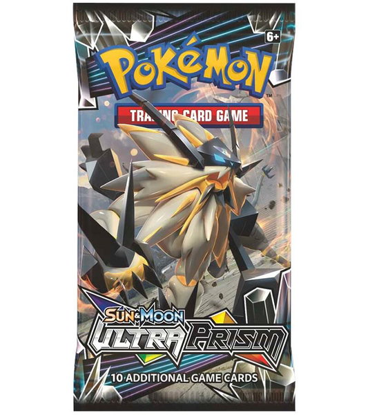 Ultra Prism Booster Pack trading card from SM - Ultra Prism Ultra Prism Booster Pack - SM - Ultra Prism Pokémon trading card