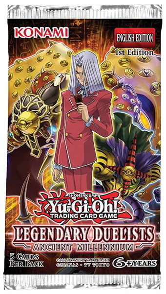 Legendary Duelists: Ancient Millennium Booster Pack - Legendary Duelists: Ancient Millennium YuGiOh trading card