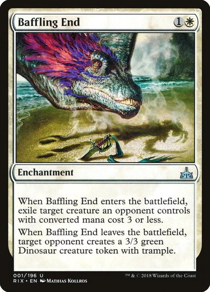Baffling End - Rivals of Ixalan Magic: The Gathering trading card