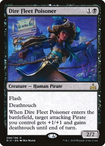 Dire Fleet Poisoner - Rivals of Ixalan (RIX) #68 - Rare Magic: The Gathering Trading Card