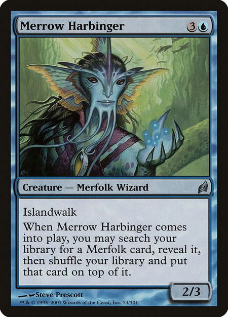Merrow Harbinger - Lorwyn Magic: The Gathering trading card