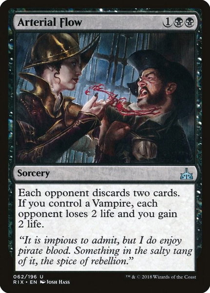 Arterial Flow - Rivals of Ixalan Magic: The Gathering trading card