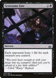 Gruesome Fate - Rivals of Ixalan (RIX) #75 - Common Magic: The Gathering Trading Card
